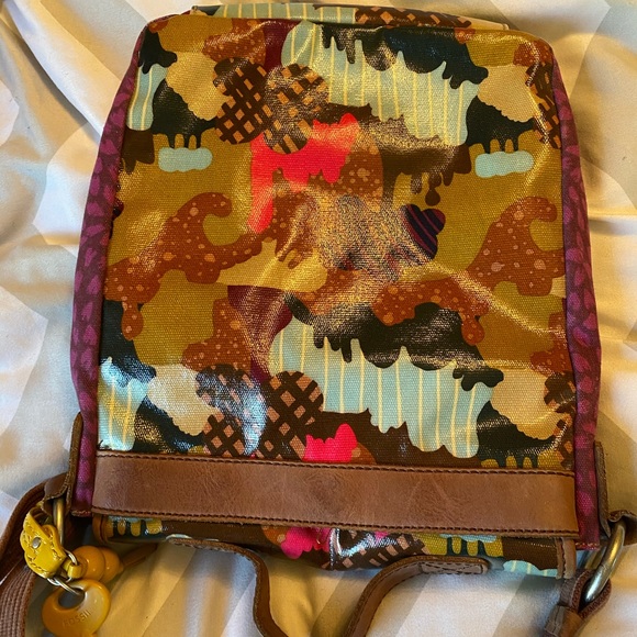 Fossil push clasp satchel - Picture 3 of 7